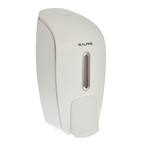 Soap & Hand Sanitizer Dispenser,Surface Mounted,800 Ml Capacity,White